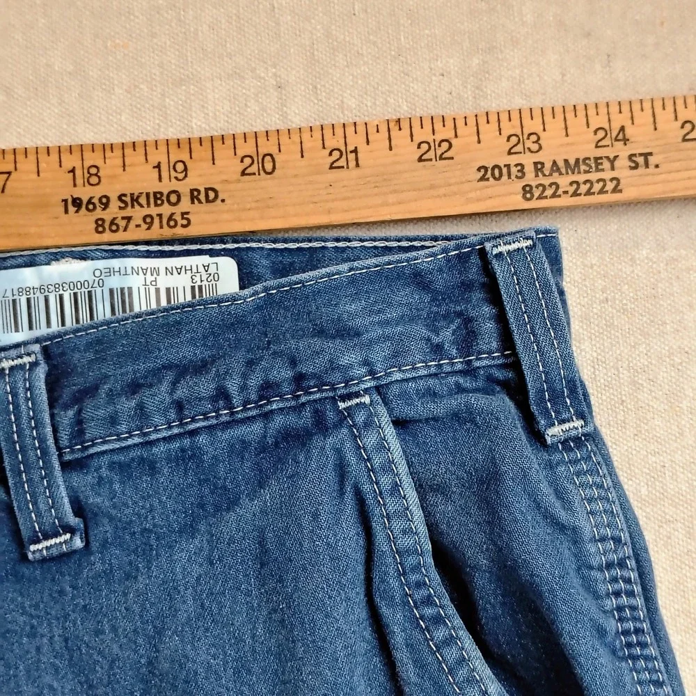 Carhartt Mens 46x32 Dungaree Fit Carpenter Jeans Blue Cotton Workwear Gorpcore